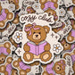 Vinyl Decal Cozy Club Bear