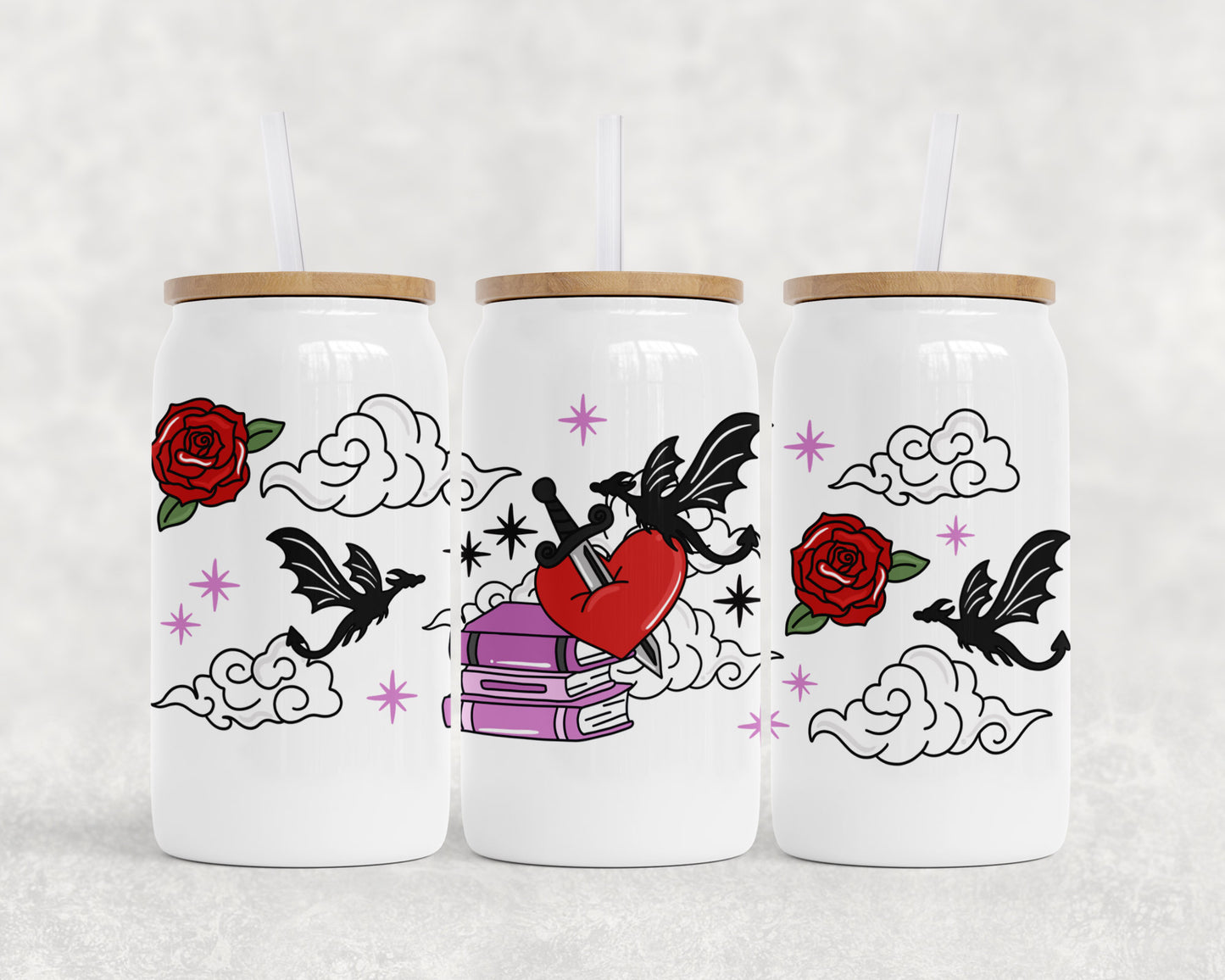 White Can Glass, Fantasy Book Lover