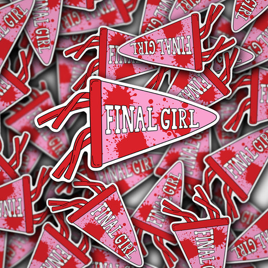 Vinyl Decal Final Girl Pennant