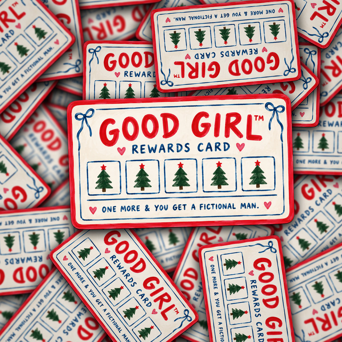 Vinyl Decal Good Girl Rewards Card
