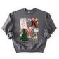 Christmas Icons Collage Sweatshirt