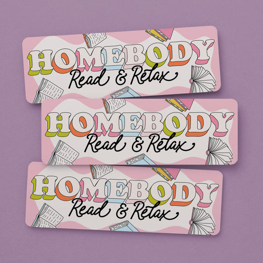 Bookmark Homebody Read & Relax