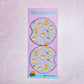 2 Car Coasters, Honey Bear on Gingham Pattern