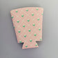 Iced Coffee Sleeve, Pink Tulip Pattern
