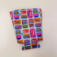 Iced Coffee Sleeve, Colorful Sardines Pattern