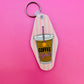 Motel Style Keychain, Coffee Girlie