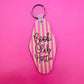Motel Style Keychain, Book Club Hottie