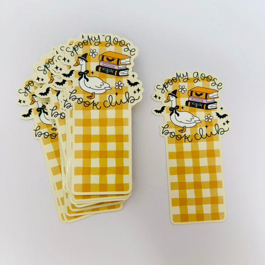 Bookmark Spooky Goose Book Club