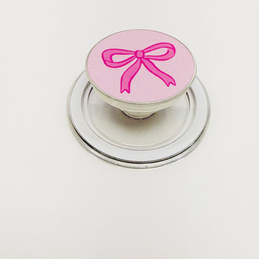 Magsafe Phone Grip, Pink Bow