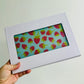 Glass Cutting Board, Strawberry Pattern