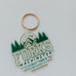 Acrylic Keychain, Forks Washington