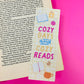 Bookmark Cozy Days And Cozy Reads
