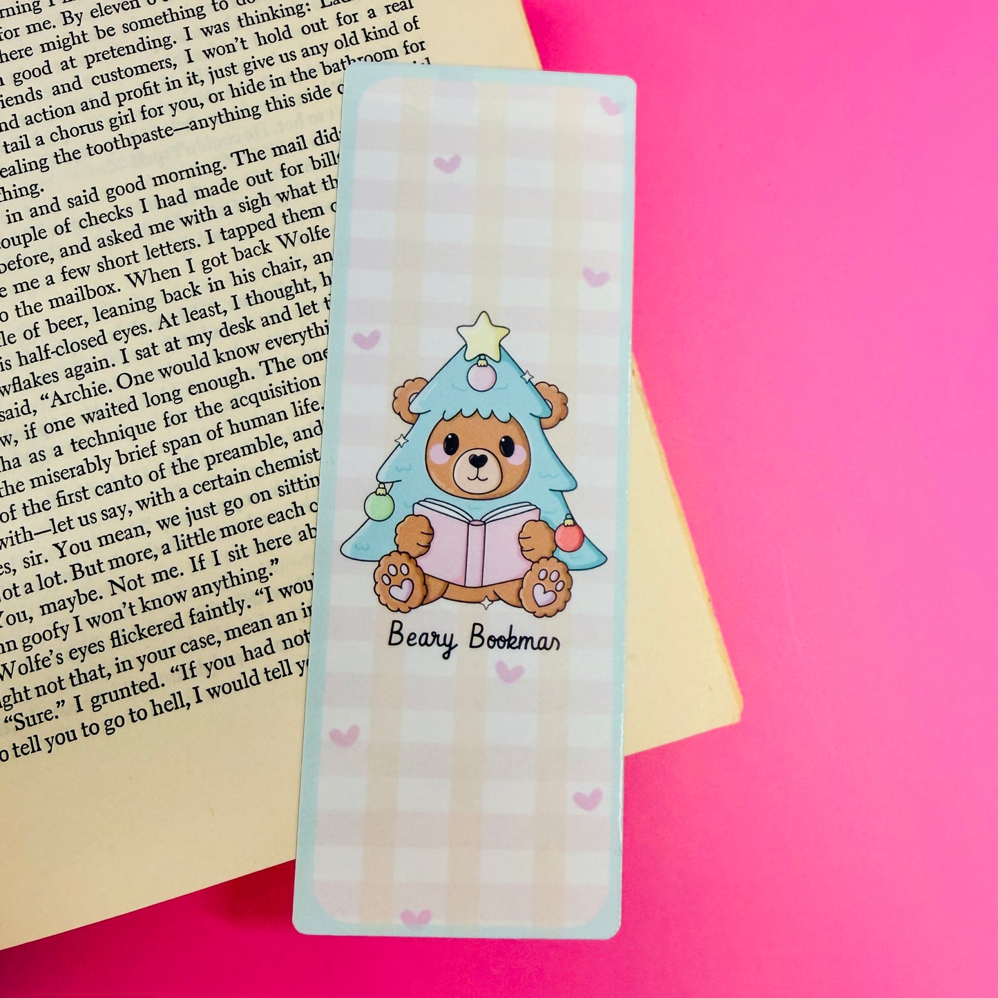 Bookmark Beary Bookmas