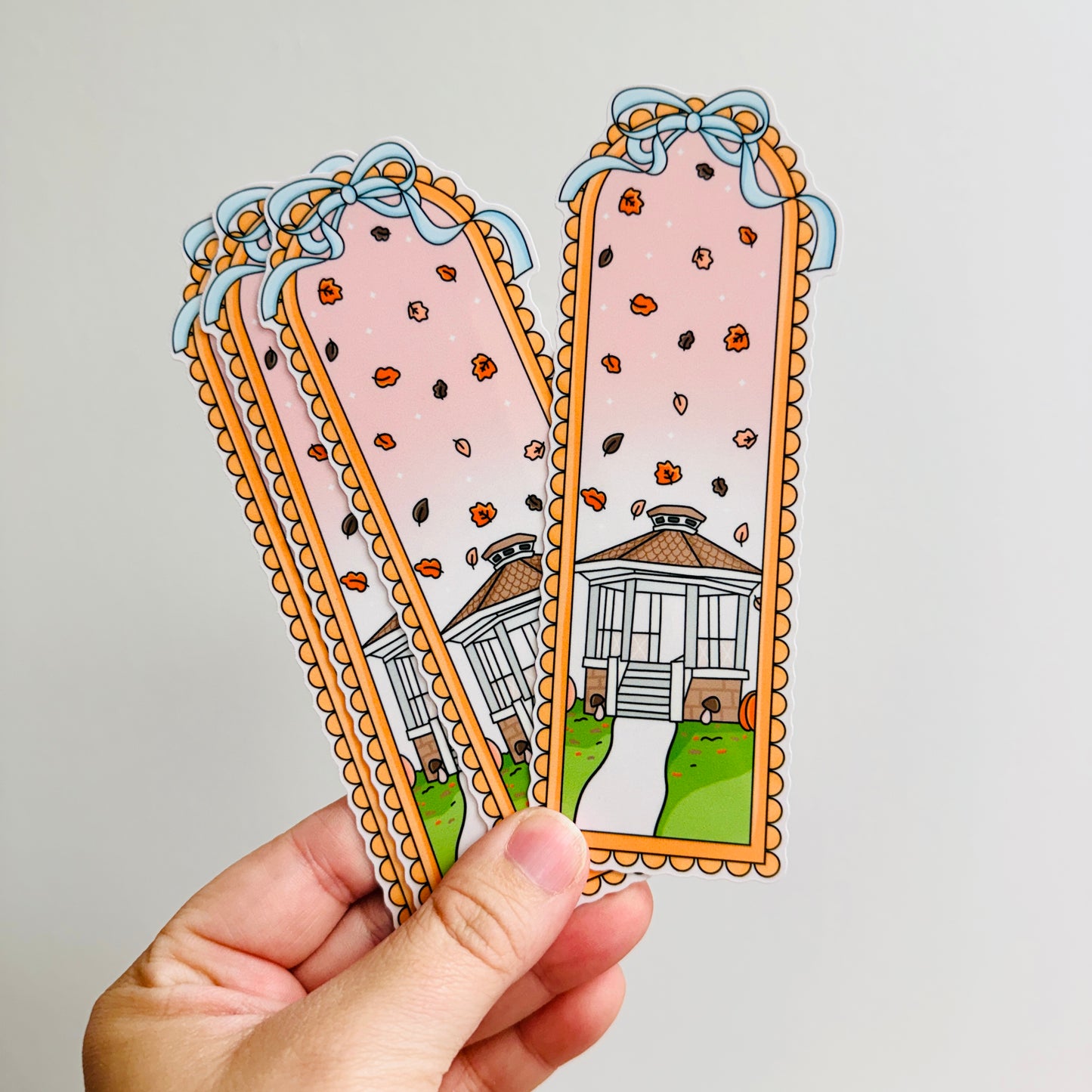 Bookmark Stars Hollow With Bow Border