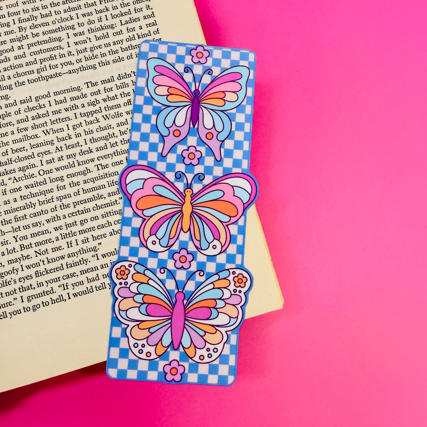 Bookmark Colorful Butterflies