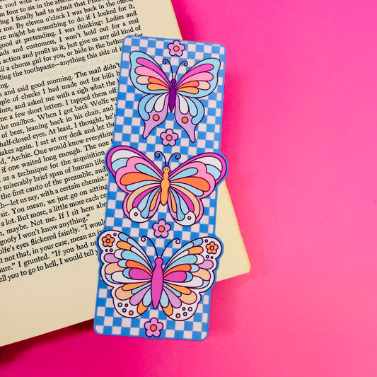 Bookmark Colorful Butterflies
