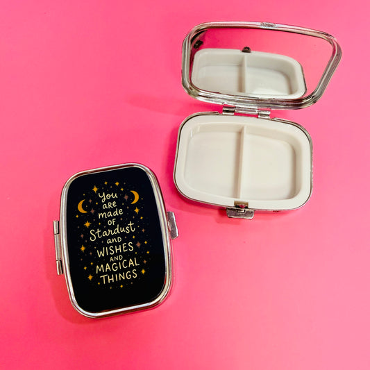 Purse Pill Box, You Are Made Of Stardust