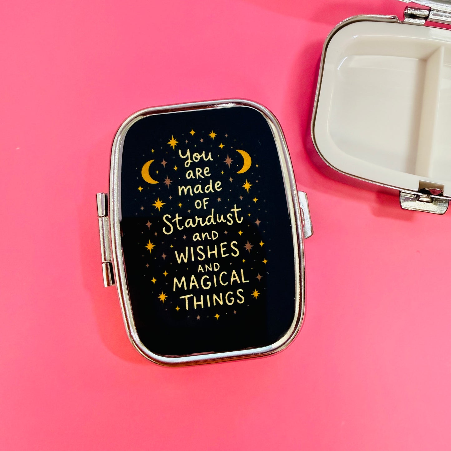 Purse Pill Box, You Are Made Of Stardust