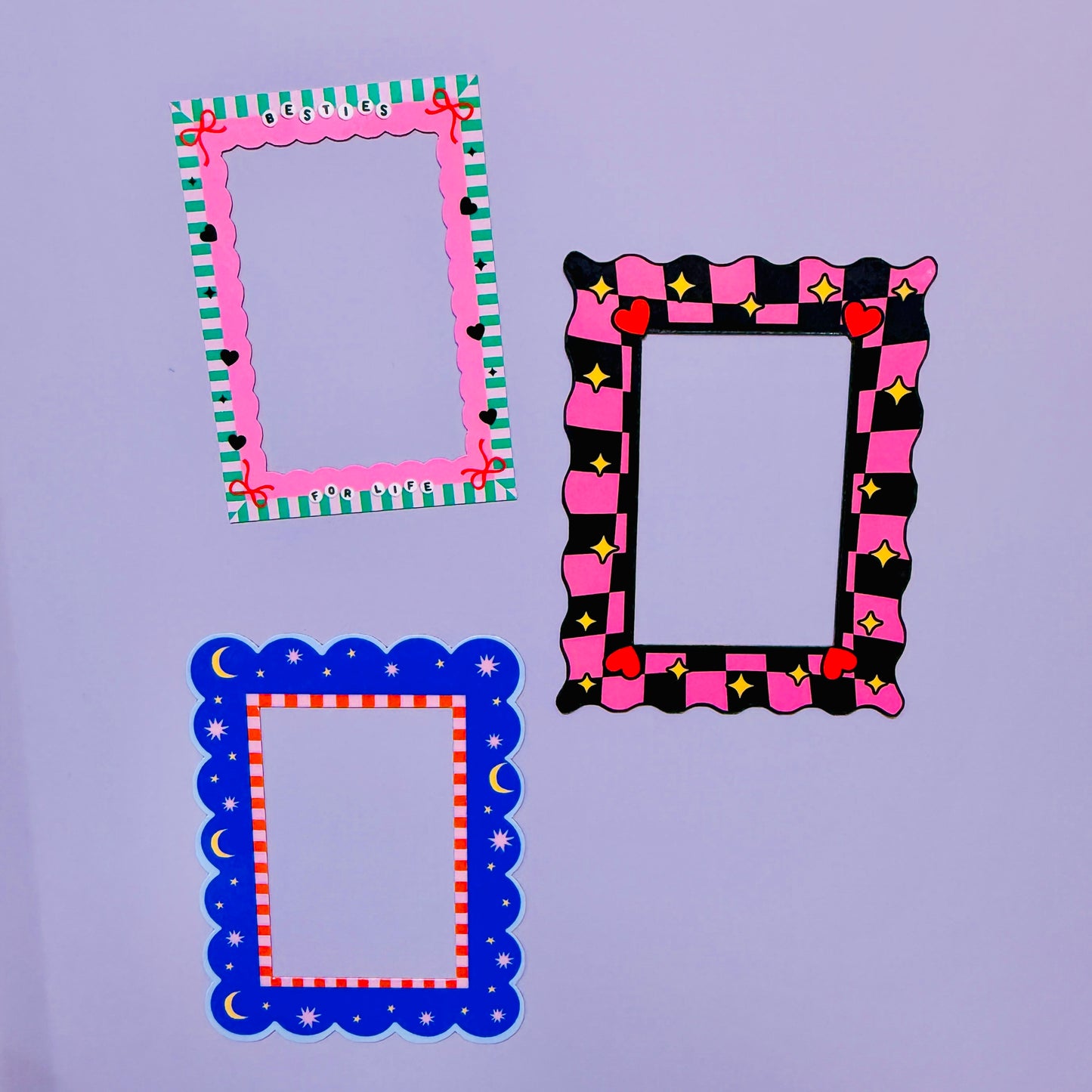 Magnetic Frame Pack, Funky Wallet Prints