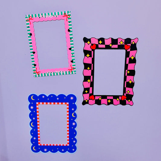 Magnetic Frame Pack, Funky Wallet Prints
