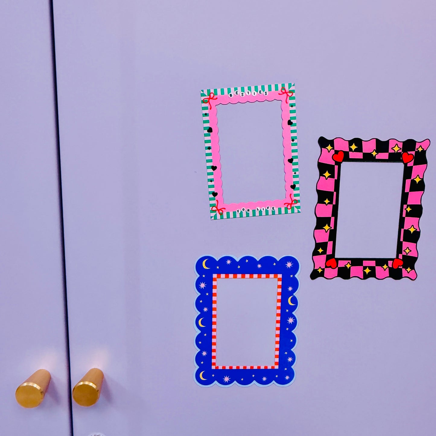 Magnetic Frame Pack, Funky Wallet Prints