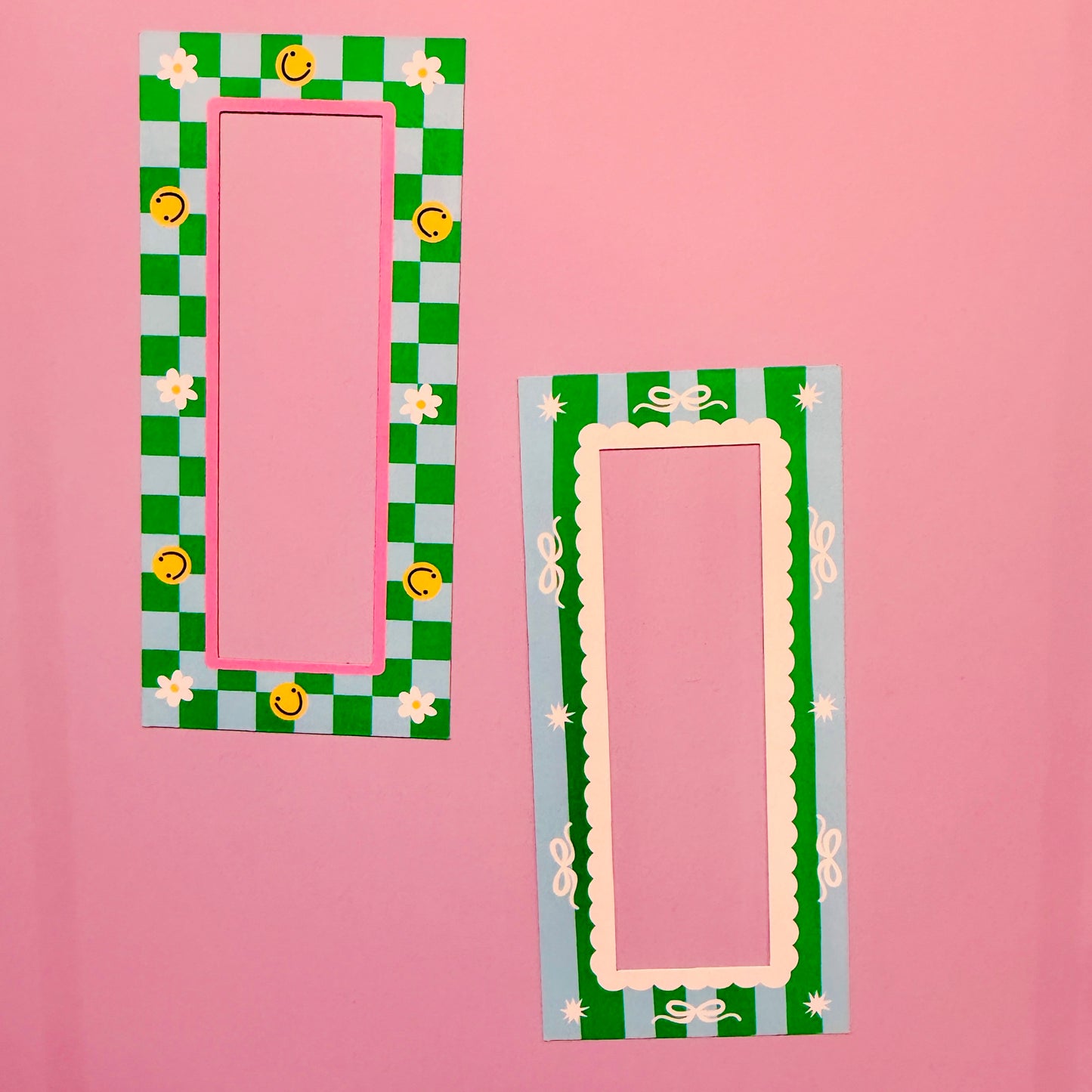 Magnetic Frame Pack, Green and Blue Digital Photo Booth
