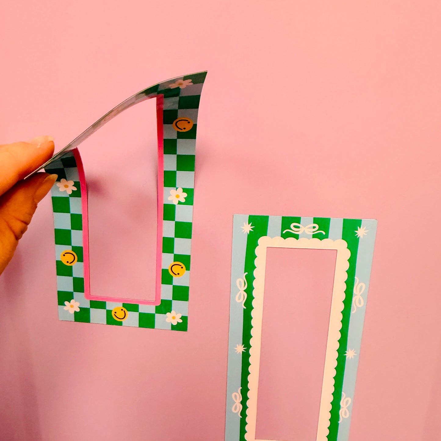 Magnetic Frame Pack, Green and Blue Digital Photo Booth