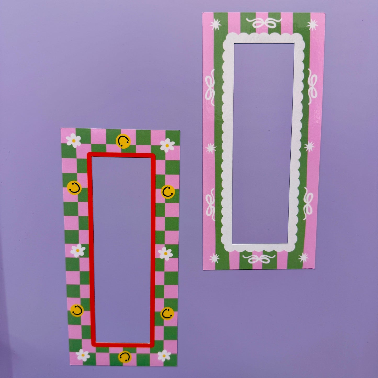 Magnetic Frame Pack, Green and Pink Digital Photo Booth