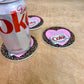 Ceramic Drink Coaster, Emotional Support Diet Coke
