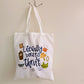 Canvas Tote Bag, Literally Born To Thrift