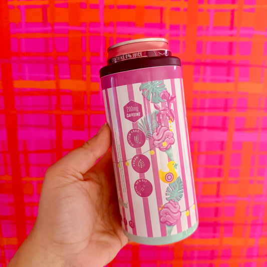 Slim Can Cooler, Cotton Candy Energy Drink
