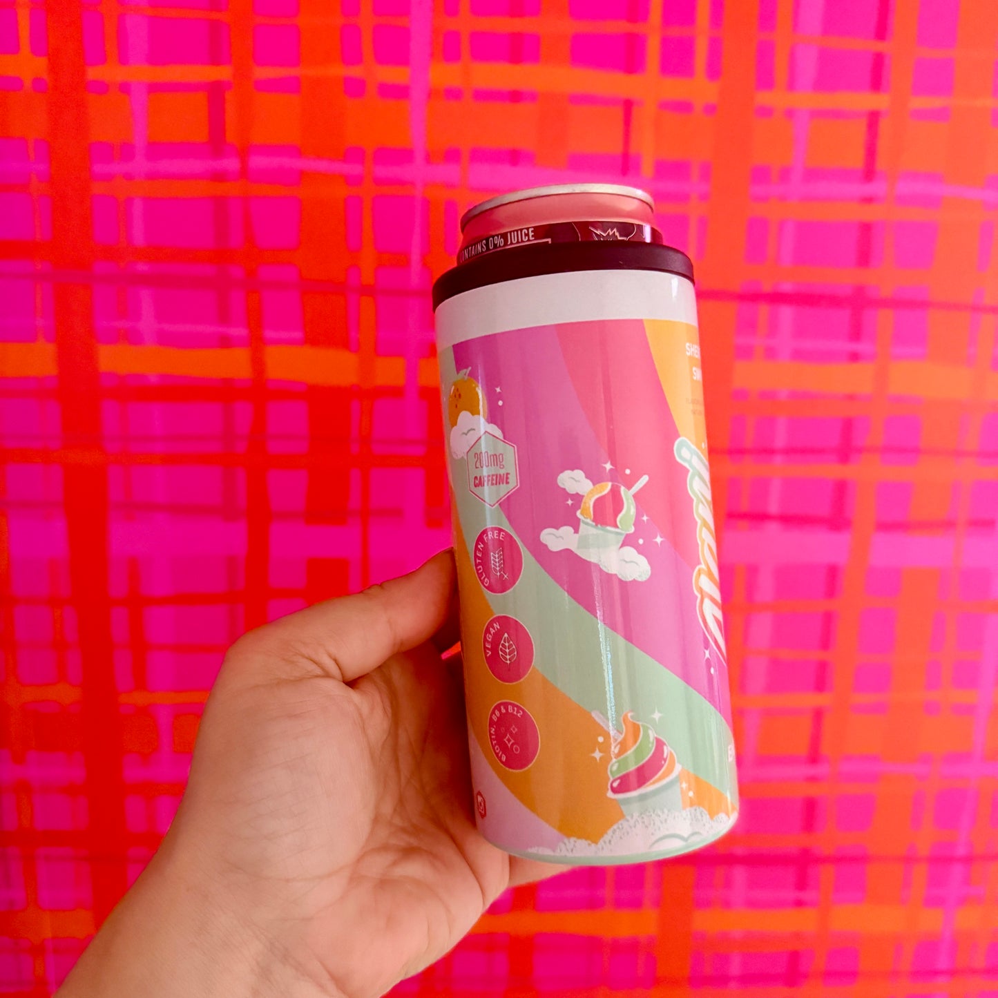 Slim Can Cooler, Sherbet Energy Drink
