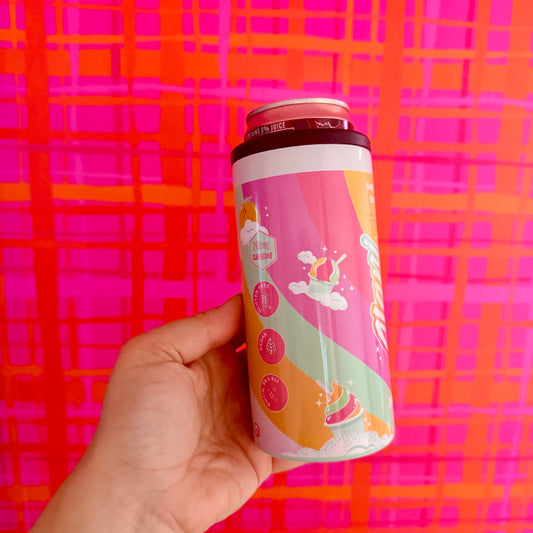 Slim Can Cooler, Sherbet Swirl Energy Drink
