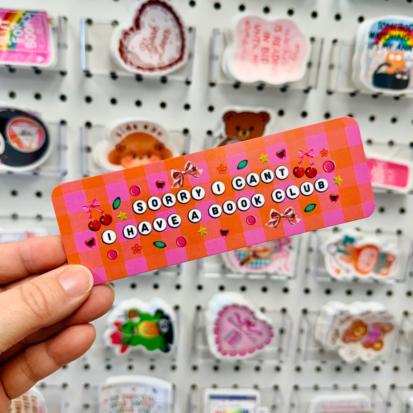 Bookmark Sorry I Can't I Have A Book Club