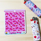 Vinyl Lighter Wrap Pink Disco Cherries Pattern