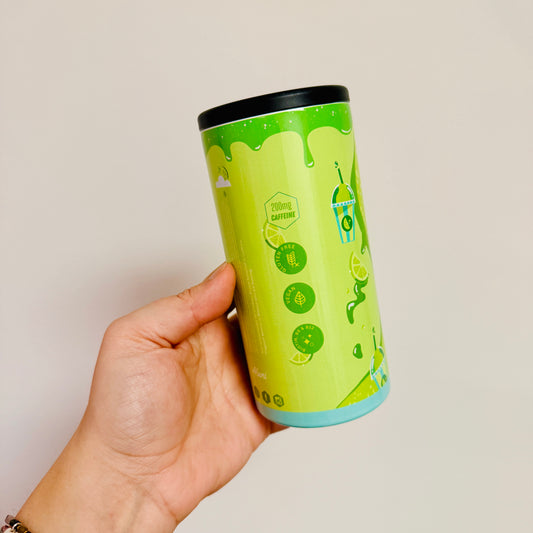 Slim Can Cooler, Lime Energy