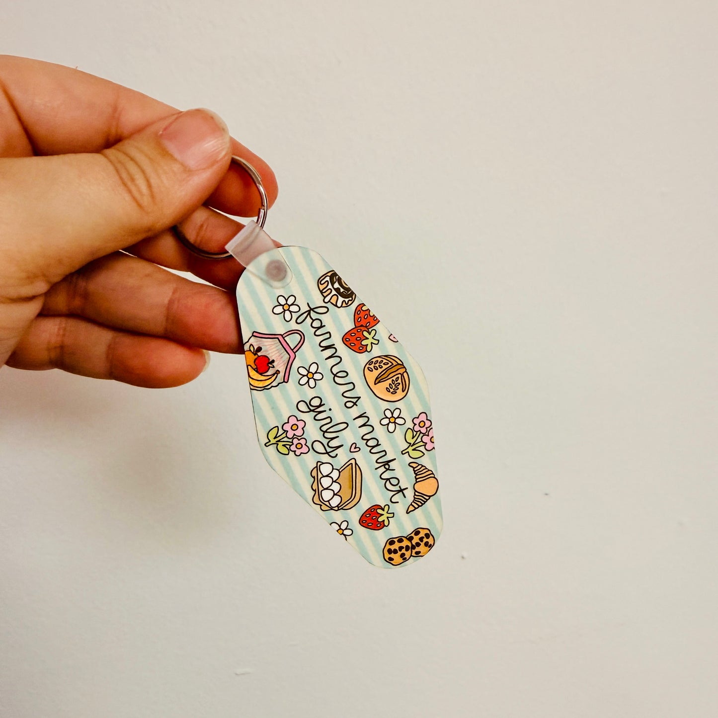 Motel Style Keychain, Farmers Market Girly
