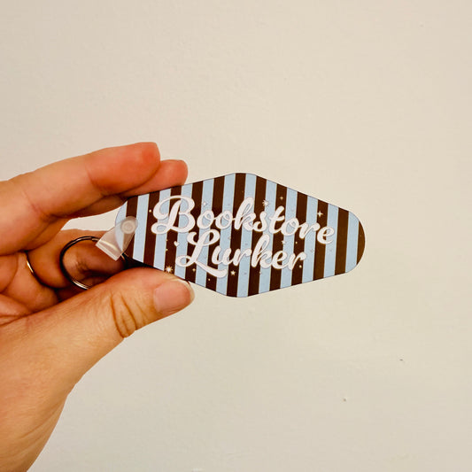 Motel Style Keychain, Bookstore Lurker