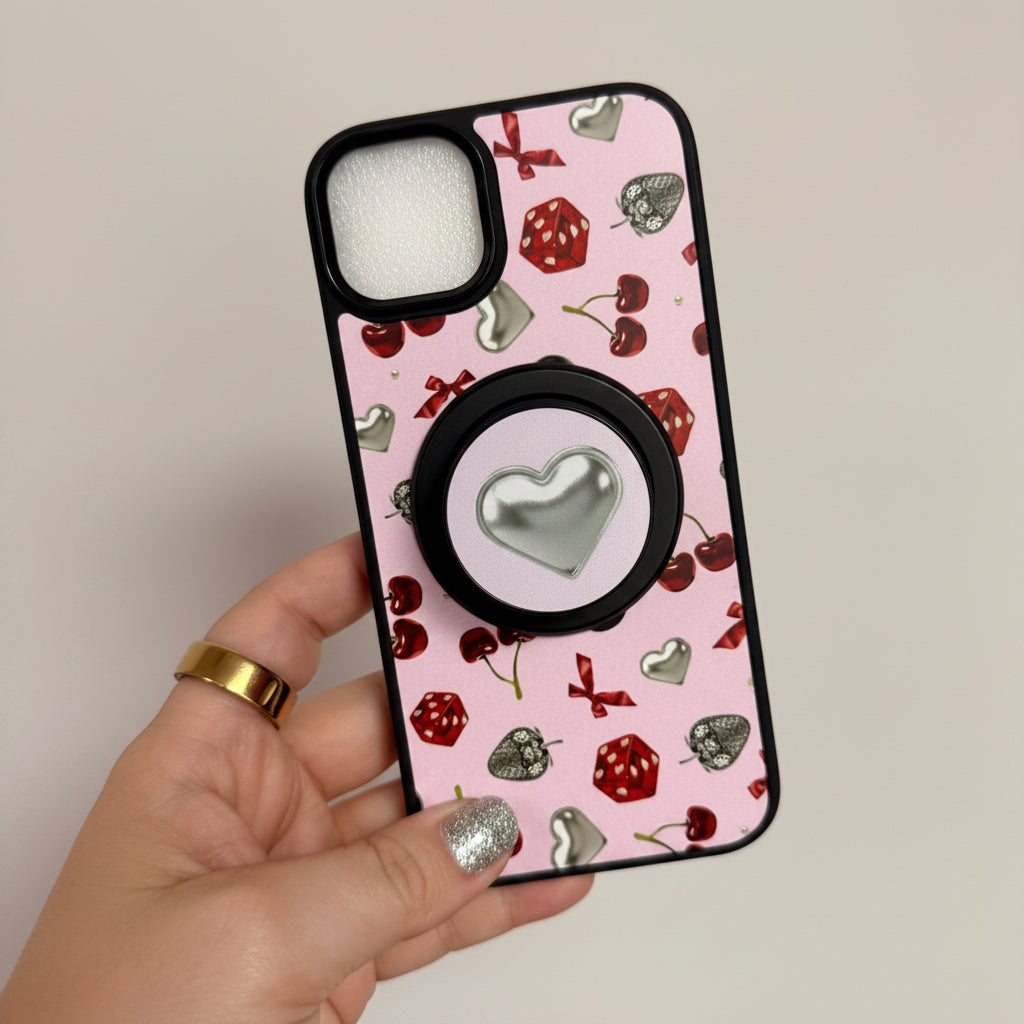 Magnetic Phone Grip, 8 Ball & Dice