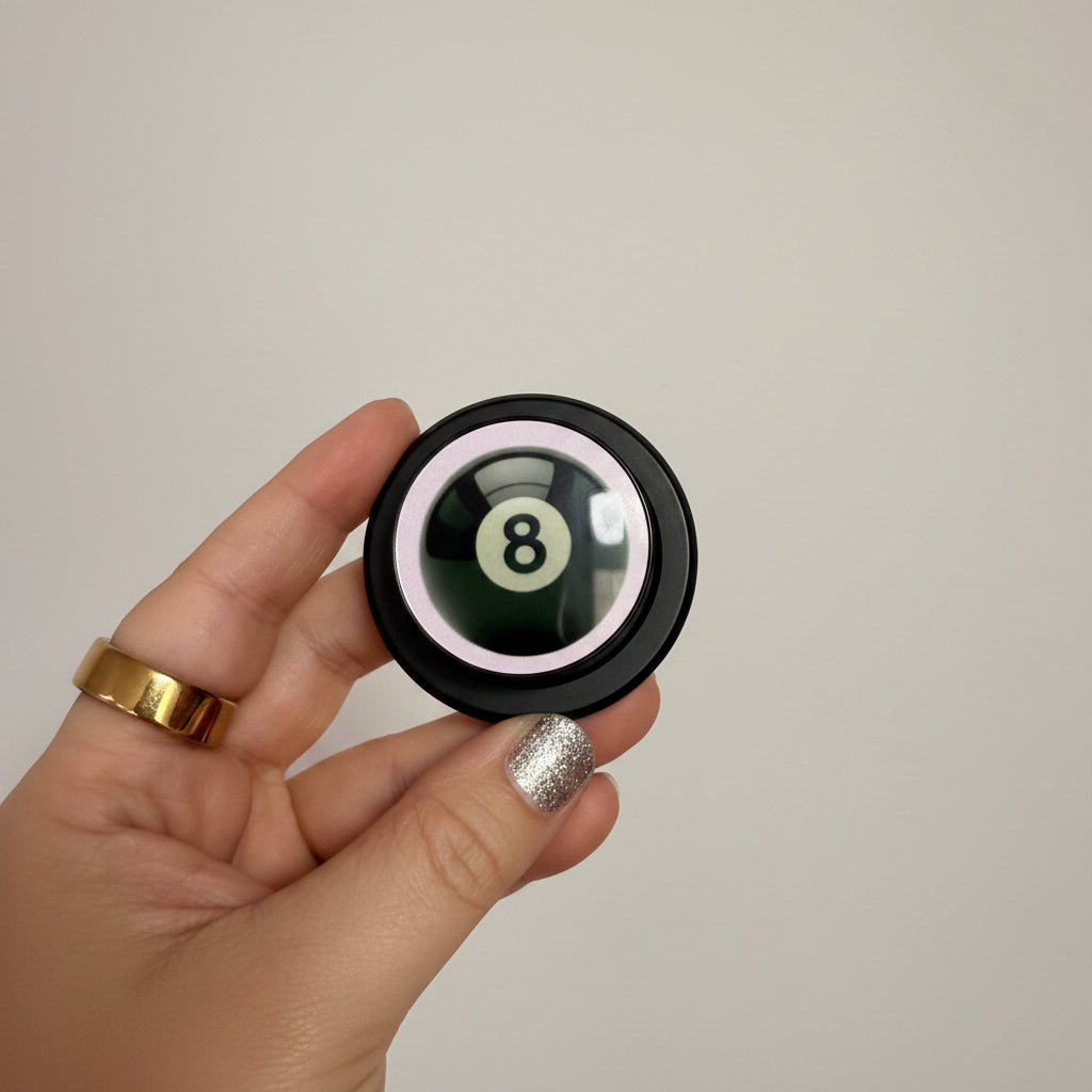 Magnetic Phone Grip, 8 Ball & Dice
