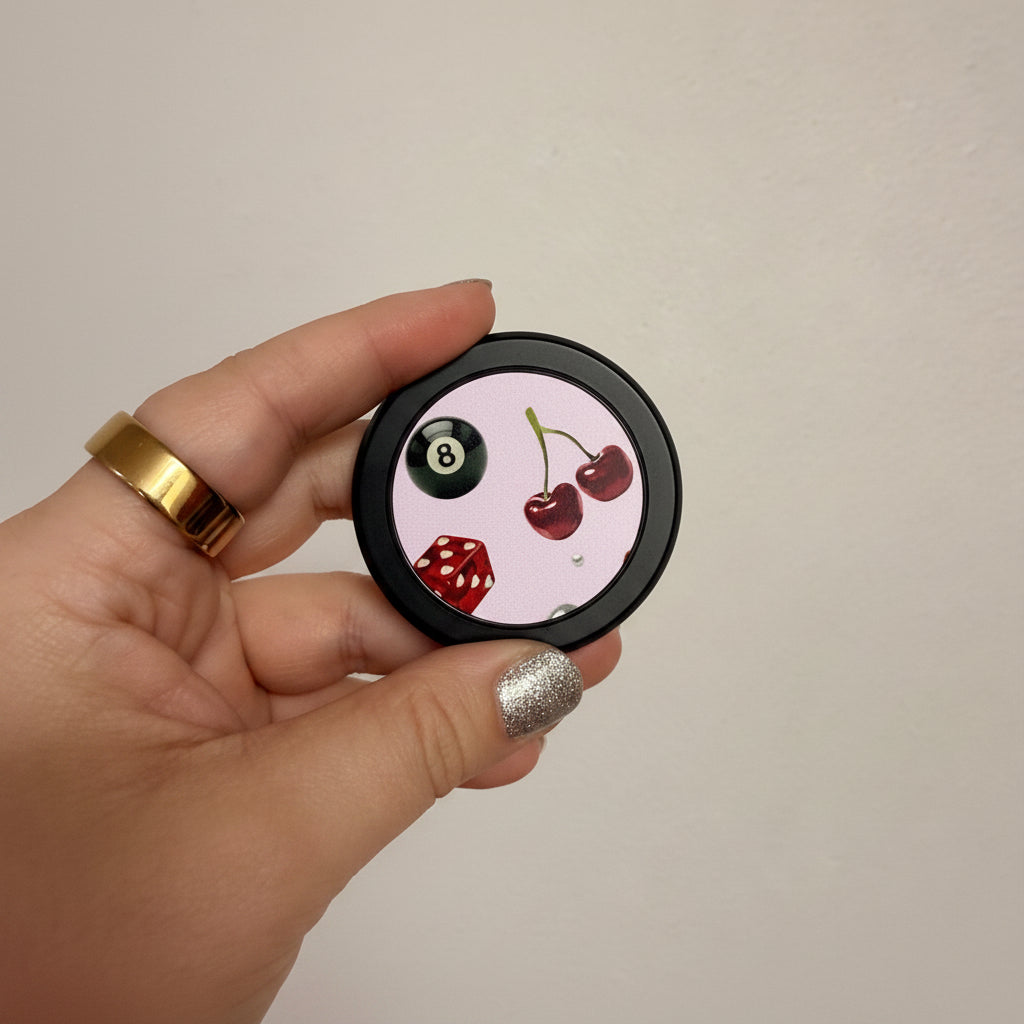Magnetic Phone Grip, 8 Ball & Dice