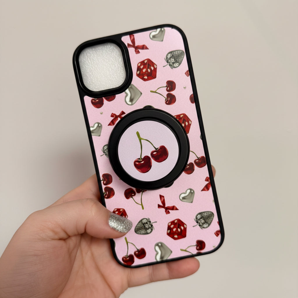 Magnetic Phone Grip, 8 Ball & Dice