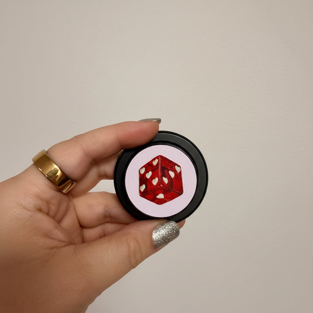 Magnetic Phone Grip, 8 Ball & Dice