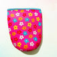 Iced Coffee Sleeve, Bright Pink Floral