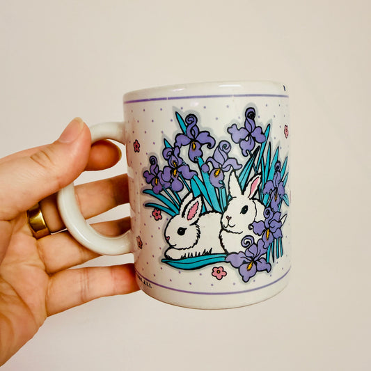 Found Mug, 1996 Bunny Pattern