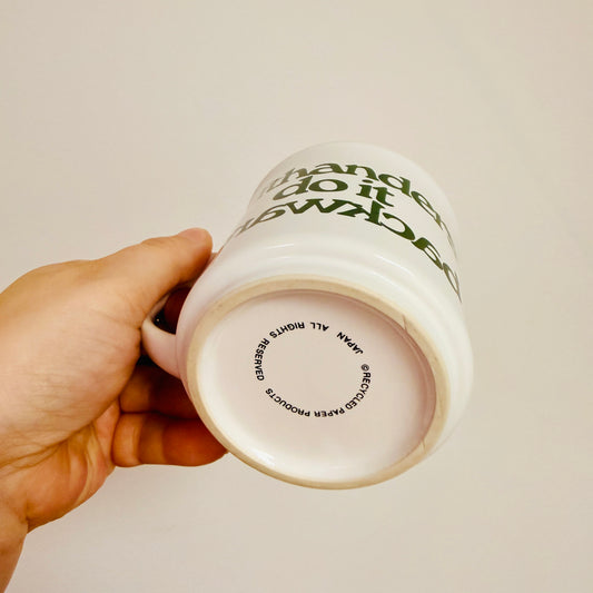 Found Mug, Lefthanders Do It Backwards