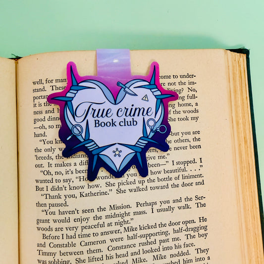 Magnetic Bookmark, True Crime Book Club