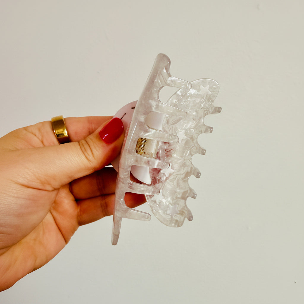 Acrylic Claw Clip, Sun Or Moon
