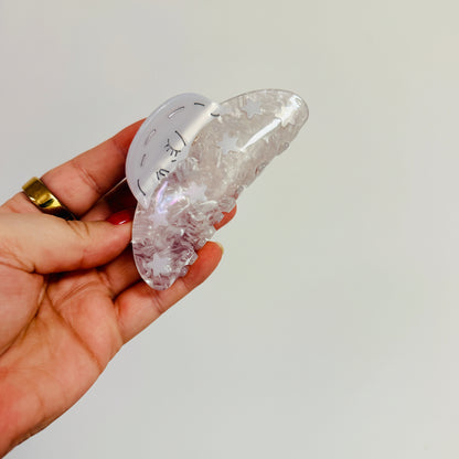 Acrylic Claw Clip, Sun Or Moon