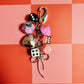 Keychain, Cluster of Pink Dice